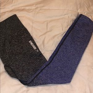 Gray/purple ombré gymshark seamless size M